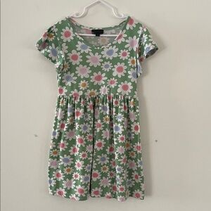 Floral Green Kids Dress